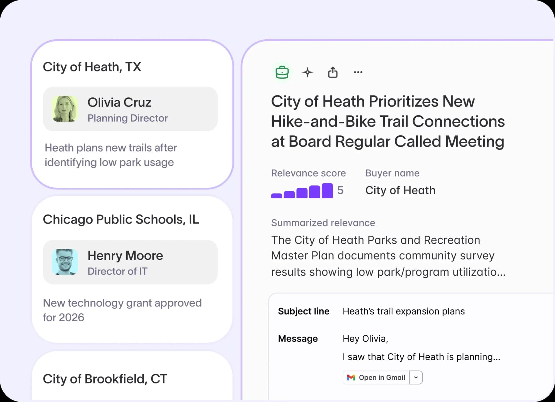 Filtering education accounts by buyer type and enrollment size into a dynamic buyer list